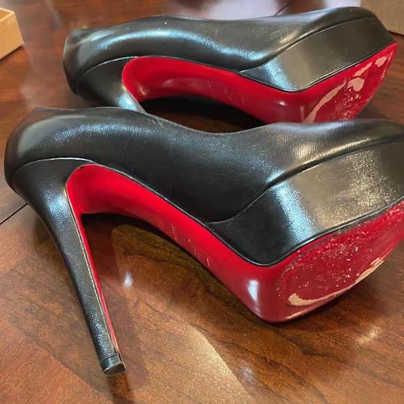 Authentic Bianca Kid Matte Leather Heels - Picture 5 of 5